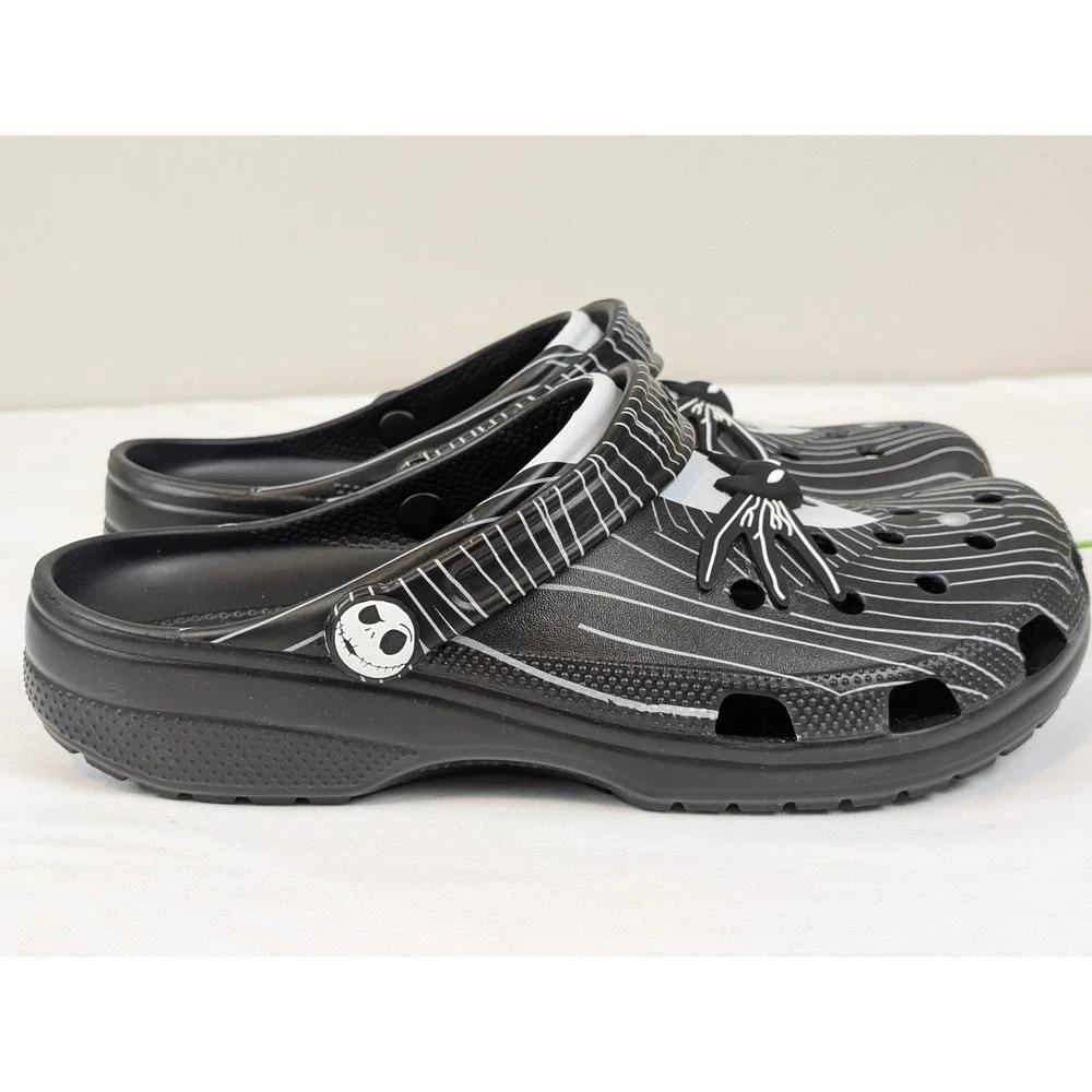 Crocs Nightmare Before Christmas Jack Skellington Clogs Men's 11 NWT